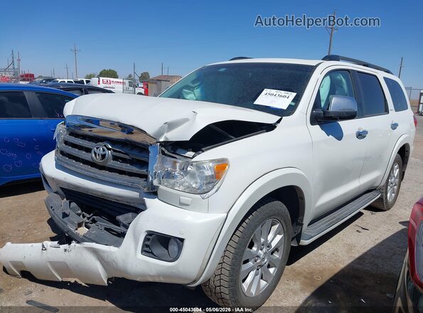 5TDYY5G18GS066469 2016 TOYOTA SEQUOIA White Առջևի ձախ երեք քառորդ տեսարան
