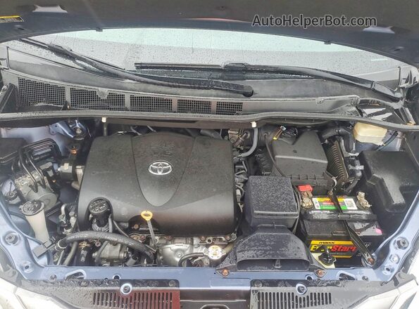 5TDYZ3DC0HS791055 2017 TOYOTA SIENNA Синий Вид подкапотного пространства