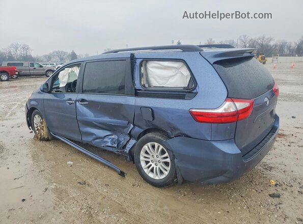 5TDYZ3DC0HS791055 2017 TOYOTA SIENNA Синий Задняя левая четверть