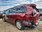 2017 Toyota Sienna Xle 8-passenger Red vin: 5TDYZ3DC0HS893701