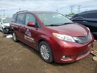 2017 Toyota Sienna Xle 8-passenger Red vin: 5TDYZ3DC0HS893701