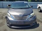 2017 Toyota Sienna Xle 8-passenger Серый vin: 5TDYZ3DC0HS896291