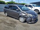 2017 Toyota Sienna Xle 8-passenger Серый vin: 5TDYZ3DC0HS896291