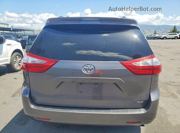 5TDYZ3DC0HS896291 2017 TOYOTA SIENNA Серый Вид сзади
