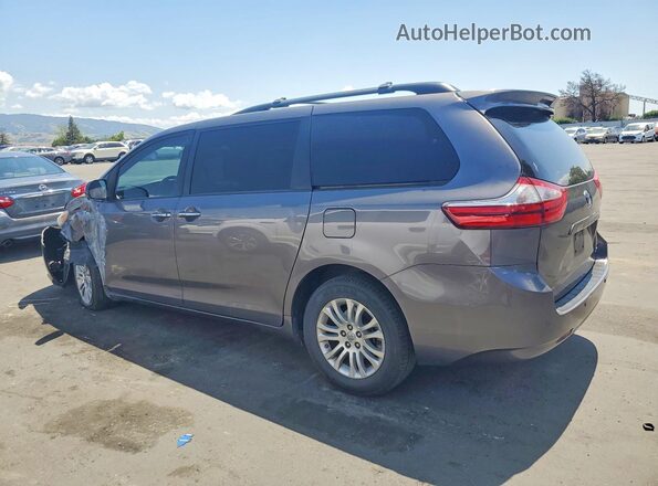 5TDYZ3DC0HS896291 2017 TOYOTA SIENNA Серый Задняя левая четверть