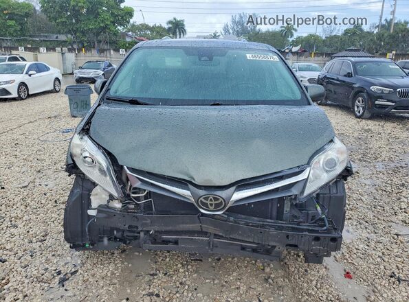 5TDYZ3DC0JS942398 2018 TOYOTA SIENNA Gray Դիմացի տեսք