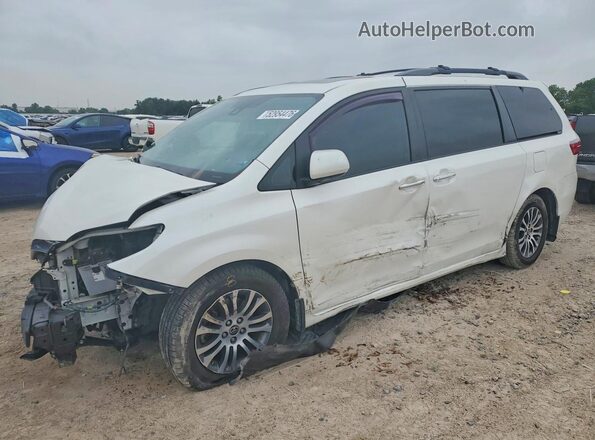 5TDYZ3DC0LS077869 2020 TOYOTA SIENNA White წინა მარცხენა ხედი სამი მეოთხედიდან