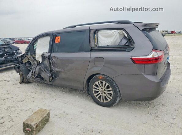 5TDYZ3DC2HS798721 2017 TOYOTA SIENNA Серый Задняя левая четверть