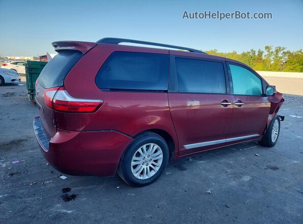 5TDYZ3DC2HS822970 2017 TOYOTA SIENNA Burgundy Tył prawy