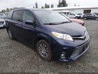 2018 Toyota Sienna Xle 8 Passenger Blue vin: 5TDYZ3DC3JS942704