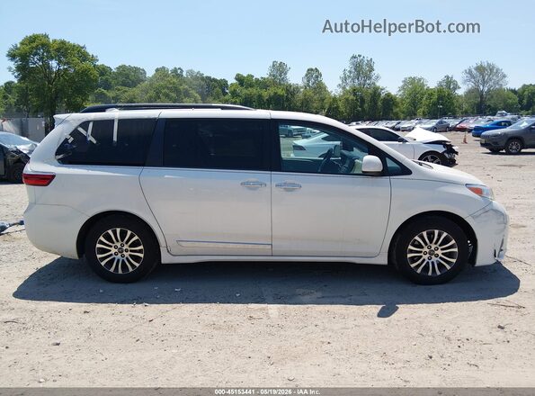 5TDYZ3DC4JS959687 2018 TOYOTA SIENNA White Widok wnętrza z tyłu