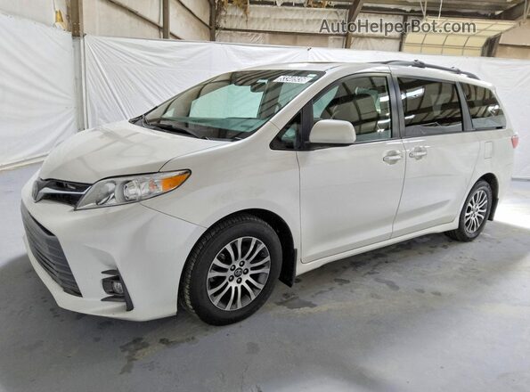 5TDYZ3DC4LS048276 2020 TOYOTA SIENNA White Vista tres cuartos delantera izquierda