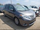2017 Toyota Sienna Xle Premium 8 Passenger Gray vin: 5TDYZ3DC5HS803345