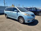 2017 Toyota Sienna Xle 8-passenger Синий vin: 5TDYZ3DC7HS807820