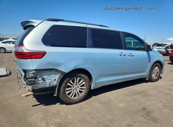 5TDYZ3DC7HS807820 2017 TOYOTA SIENNA Синий Задняя правая четверть