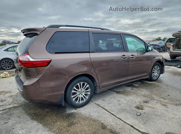 5TDYZ3DC8LS045803 2020 TOYOTA SIENNA Коричневый Задняя правая четверть