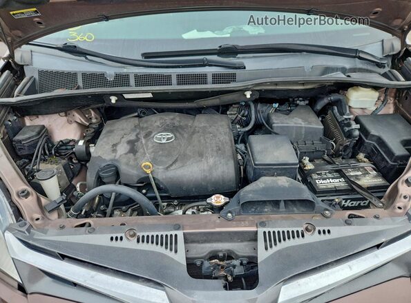 5TDYZ3DC8LS045803 2020 TOYOTA SIENNA Коричневый Вид подкапотного пространства