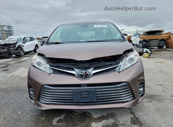 5TDYZ3DC8LS045803 2020 TOYOTA SIENNA Коричневый Вид спереди