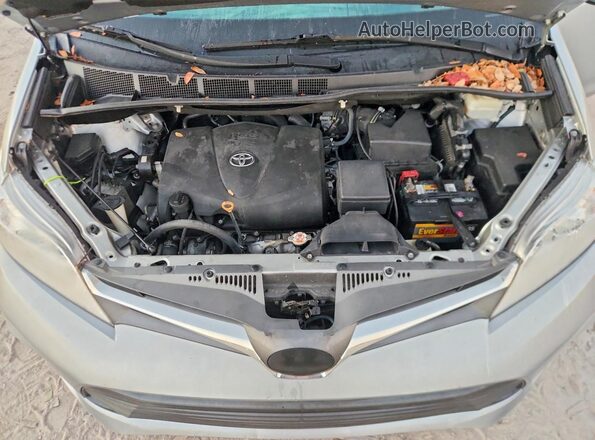 5TDYZ3DC8LS046644 2020 TOYOTA SIENNA Серебряный Вид подкапотного пространства