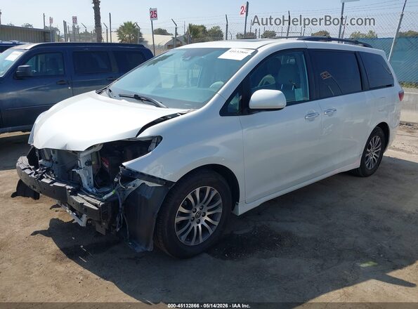 5TDYZ3DC8LS078137 2020 TOYOTA SIENNA White წინა მარცხენა ხედი სამი მეოთხედიდან