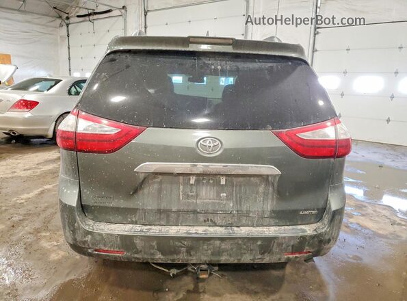 5TDYZ3DC9JS924515 2018 TOYOTA SIENNA Зеленый Вид сзади