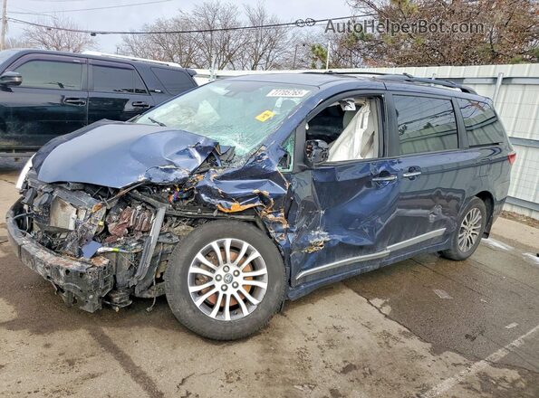 5TDYZ3DCXLS039016 2020 TOYOTA SIENNA Blue Przód lewy
