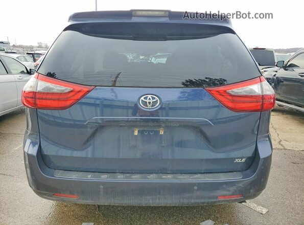 5TDYZ3DCXLS039016 2020 TOYOTA SIENNA Blue Widok z tyłu