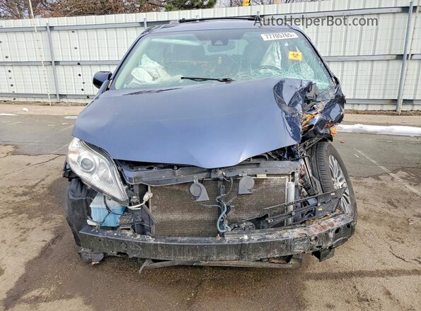 5TDYZ3DCXLS039016 2020 TOYOTA SIENNA Blue Widok z przodu