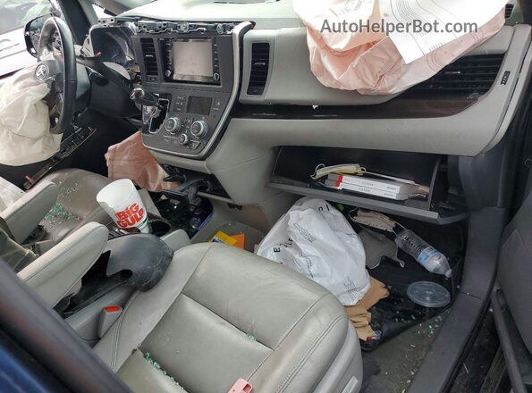 5TDYZ3DCXLS039016 2020 TOYOTA SIENNA Blue Widok deski rozdzielczej