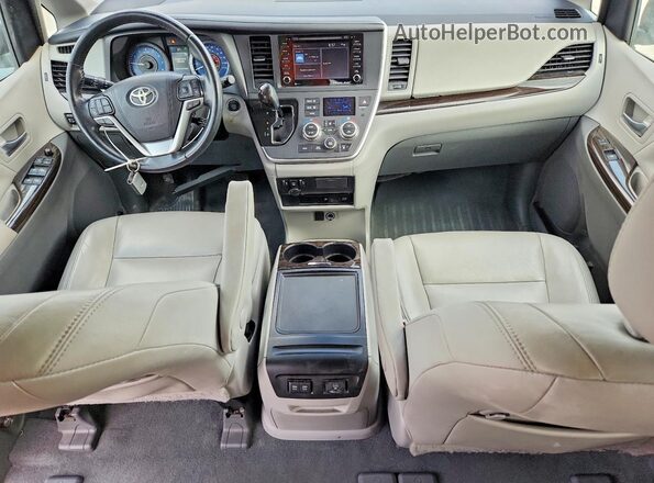 5TDYZ3DCXLS048041 2020 TOYOTA SIENNA Gray Առջևի վահանակի տեսք