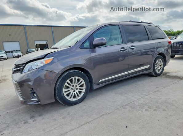 5TDYZ3DCXLS048041 2020 TOYOTA SIENNA Gray Առջևի ձախ երեք քառորդ տեսարան