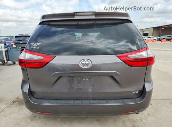 5TDYZ3DCXLS048041 2020 TOYOTA SIENNA Gray Հետևի տեսք