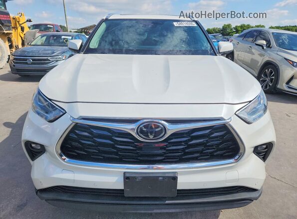 5TDYZRAH2LS027641 2020 TOYOTA HIGHLANDER Белый Вид спереди