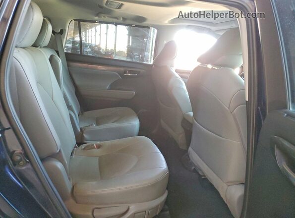 5TDYZRAH5MS070579 2021 TOYOTA HIGHLANDER Синий Вид задней части салона