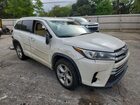 2018 Toyota Highlander Limited Белый vin: 5TDYZRFH3JS236439