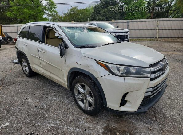 5TDYZRFH3JS236439 2018 TOYOTA HIGHLANDER Белый Передняя правая четверть