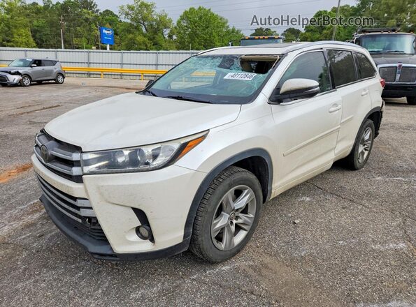 5TDYZRFH3JS236439 2018 TOYOTA HIGHLANDER Белый Передняя левая четверть