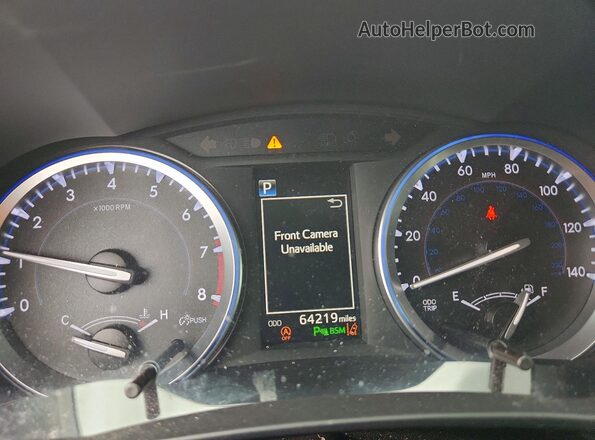 5TDYZRFH4JS240158 2018 TOYOTA HIGHLANDER Белый Вид щитка приборов