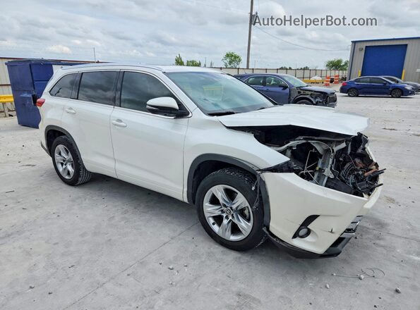 5TDYZRFH4JS240158 2018 TOYOTA HIGHLANDER Белый Передняя правая четверть