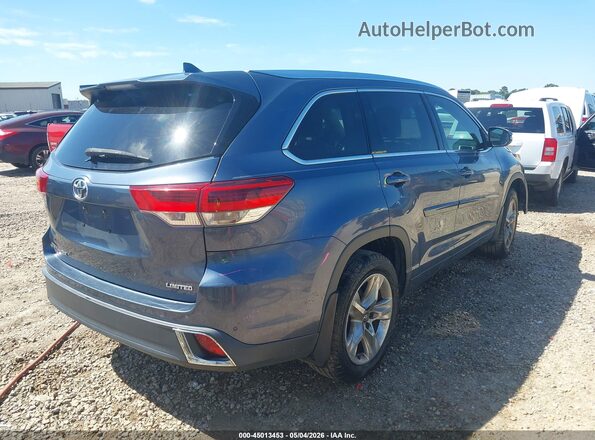 5TDYZRFH4JS254612 2018 TOYOTA LIMITED Синий Задняя правая четверть