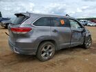 2018 Toyota Highlander Limited Platinum Серый vin: 5TDYZRFH5JS286341