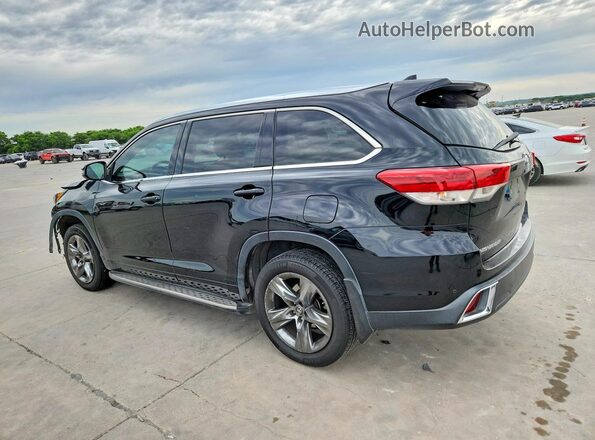 5TDYZRFH6JS271170 2018 TOYOTA HIGHLANDER Black Задня ліва чверть