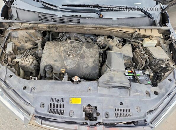 5TDYZRFH6JS271170 2018 TOYOTA HIGHLANDER Black Вид підкапотного простору
