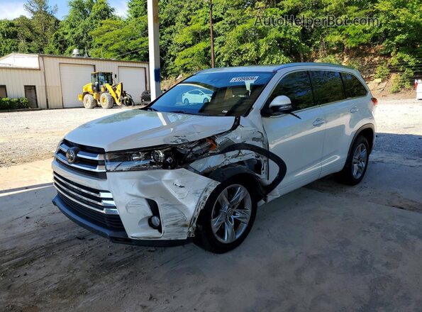 5TDYZRFHXHS220412 2017 TOYOTA HIGHLANDER Белый Передняя левая четверть