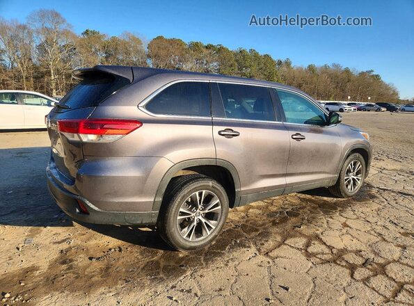 5TDZARFH1KS045504 2019 TOYOTA HIGHLANDER Gray Tył prawy