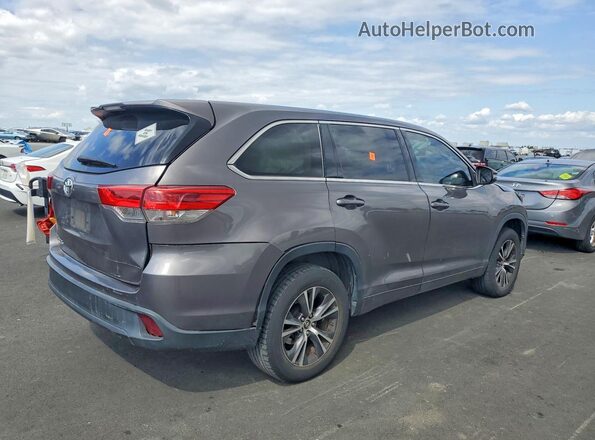 5TDZARFHXJS036430 2018 TOYOTA HIGHLANDER Серый Задняя правая четверть