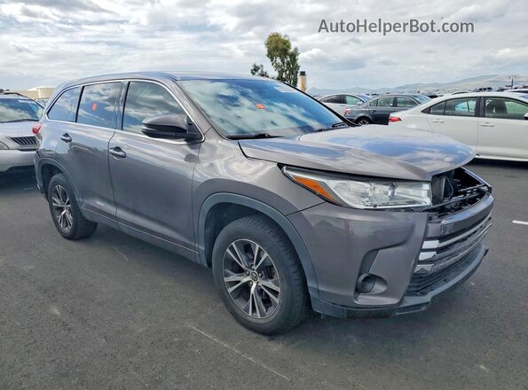 5TDZARFHXJS036430 2018 TOYOTA HIGHLANDER Серый Передняя правая четверть