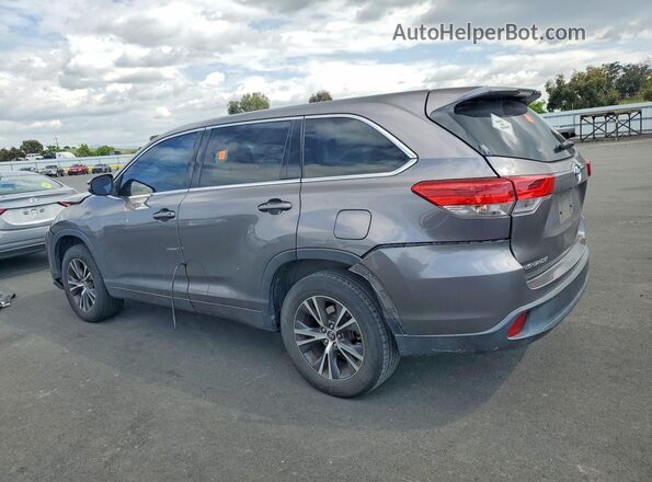 5TDZARFHXJS036430 2018 TOYOTA HIGHLANDER Серый Задняя левая четверть