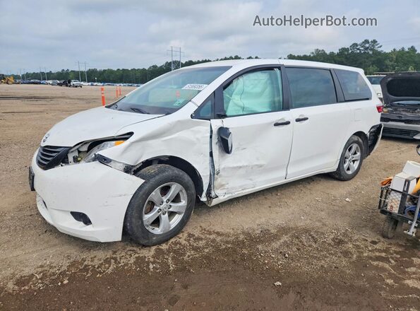5TDZK3DC5GS731750 2016 TOYOTA SIENNA Белый Передняя левая четверть