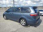 2016 Toyota Sienna L 7-passenger Синий vin: 5TDZK3DC6GS753532 Damage: Left Rear Door, Multiple Scratches Heavy, 10 Or More